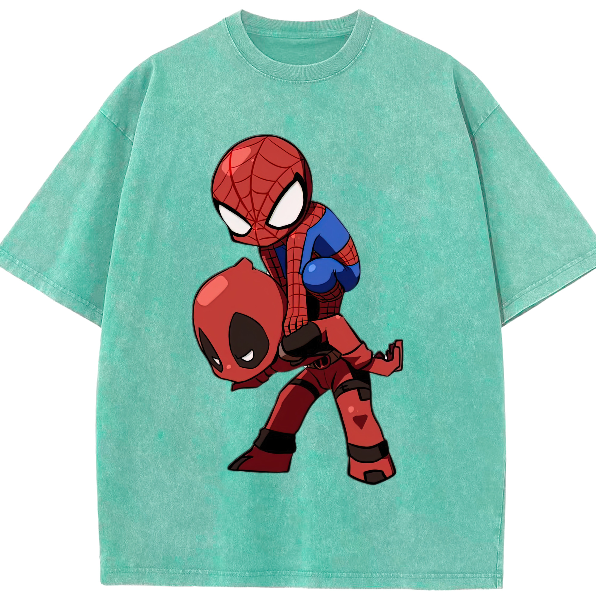 （画像用） Deadpool デッドプール 綿100% ヴィンテージ風 半袖Tシャツ（フロントプリント）